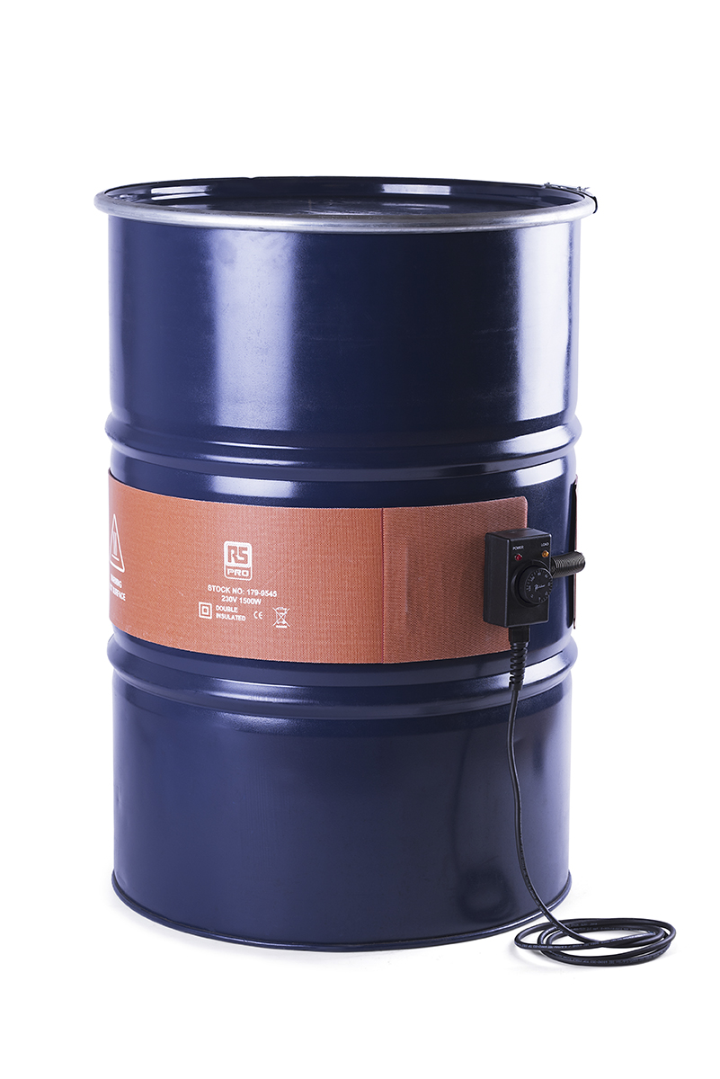 RS PRO Fibreglass Silicone Side, 200 L, 180 x 1665 mm