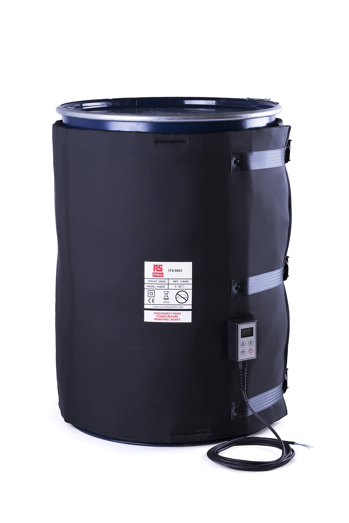 RS PRO Fibreglass Polyester Side, 200 L, 800 x 1950 mm