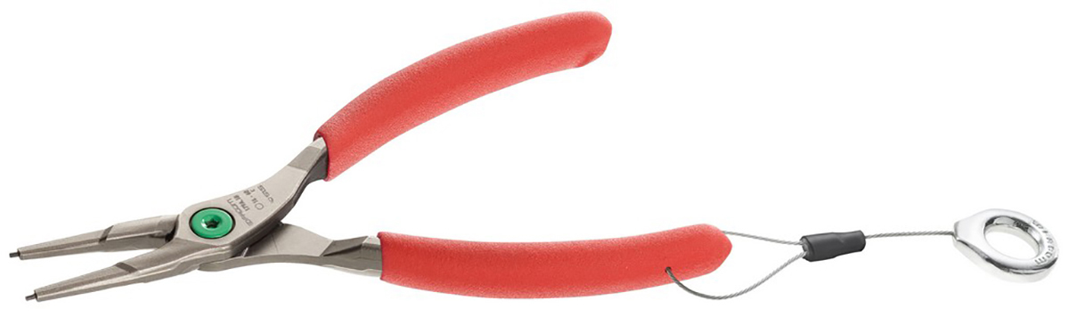 Facom 1-Piece Circlip Plier, 140mm Overall Bent Nose ESD Safe