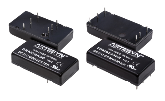 Artesyn ERM DC-DC Converter, 12V dc/ 830mA Output, 18 → 75 V dc Input, 10W, Through Hole, +85°C Max Temp -40°C