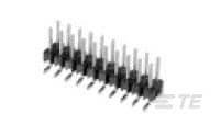 TE Connectivity 5-146 Series Vertical Board Mount PCB Socket, 18-Contact, 2-Row, Through Hole Termination