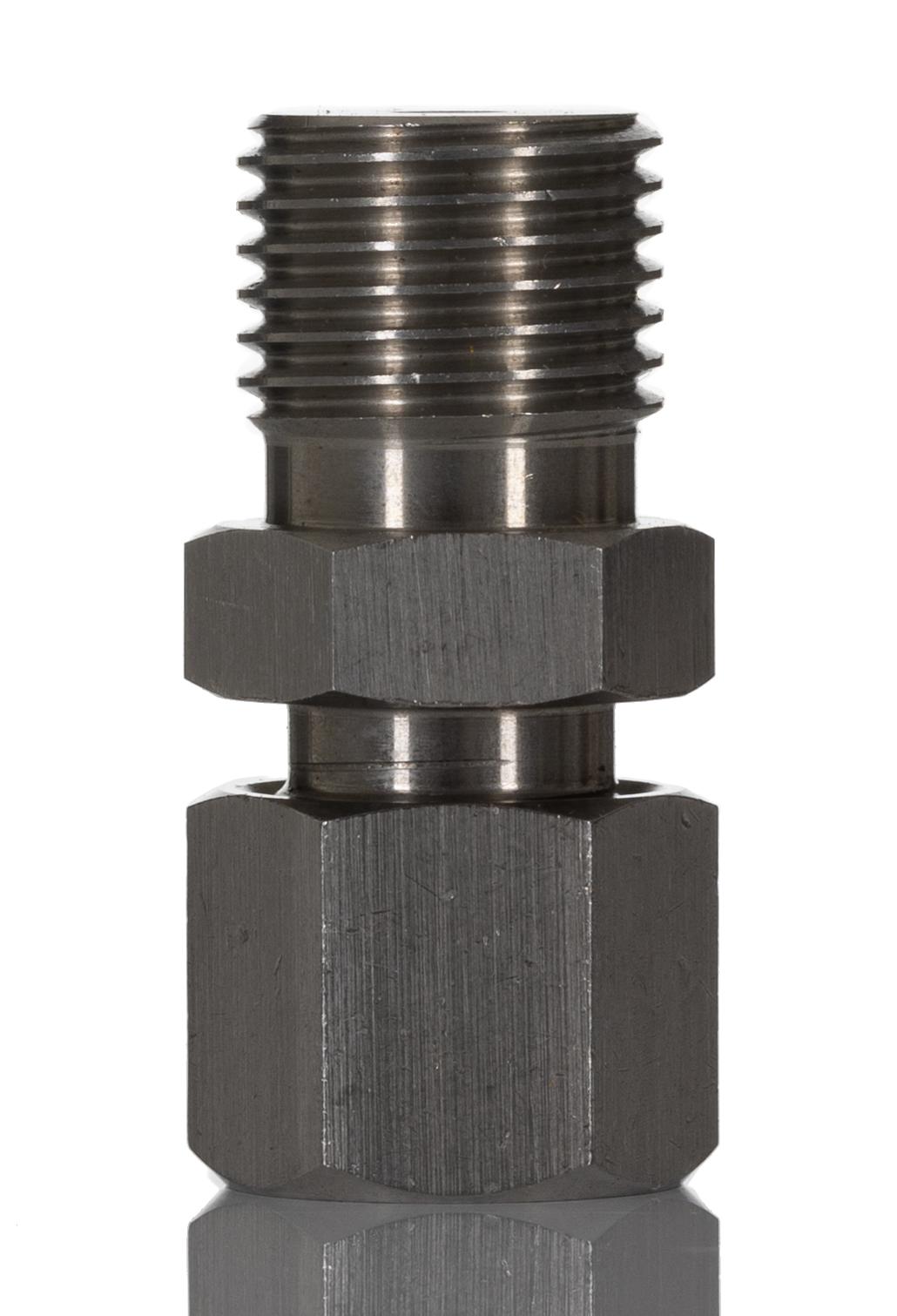 262-3238 RS PRO M8 Compression Fitting for Use with Thermocouple or PRT Probe, 3mm Probe
