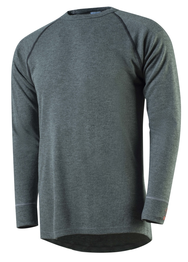 Roots Grey 2% Antistatic, 38% Viscose Sofresh, 60% Modacrylic Protex C Thermal Shirt, M