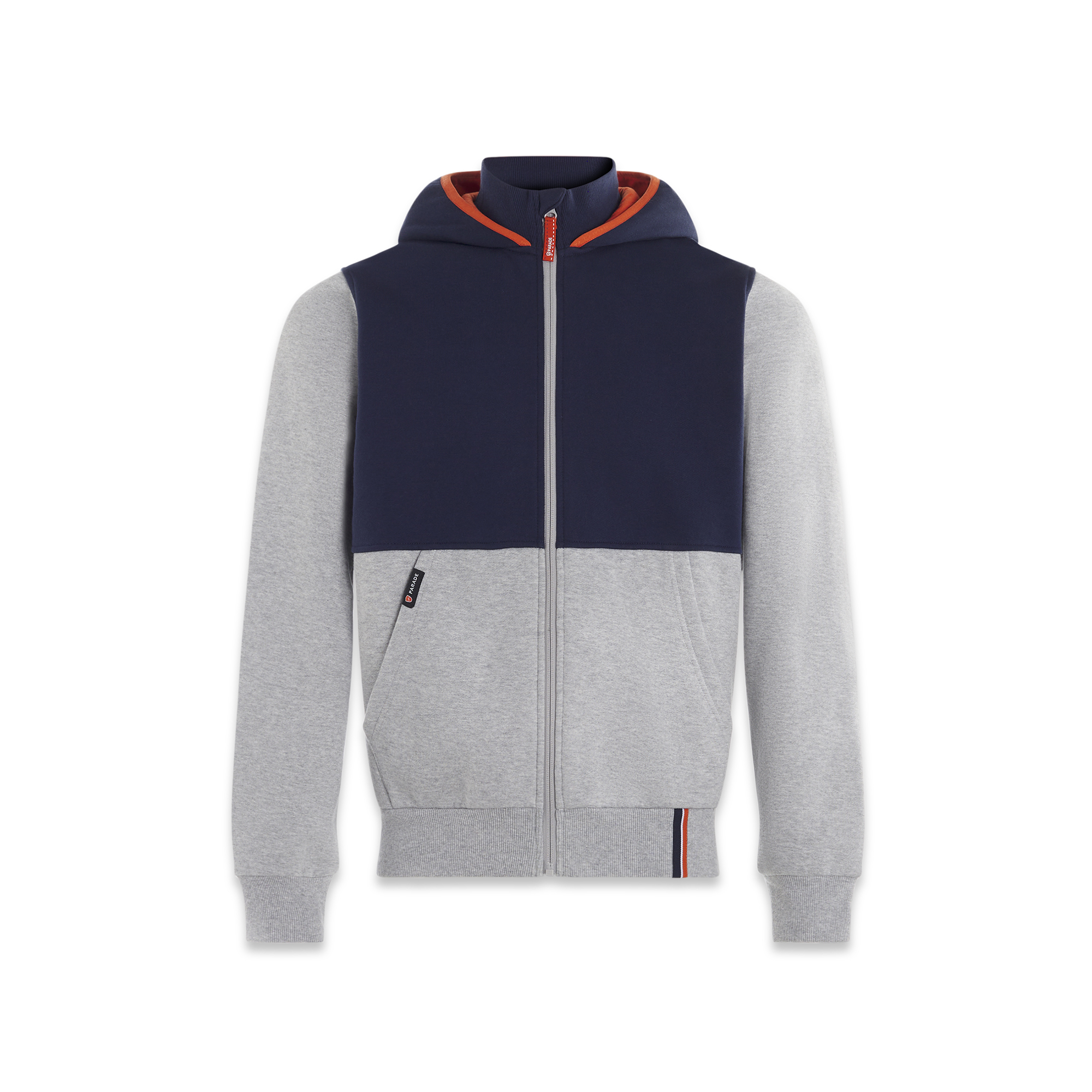 Parade OCAMPO Grey Cotton Unisex Zipper Work Hoodie S 340 to 360 mm