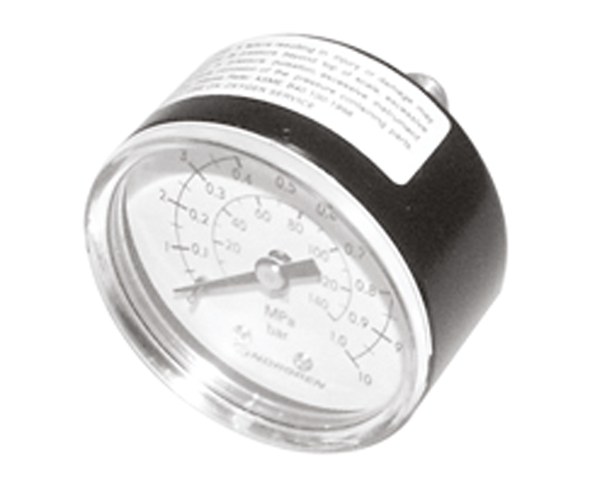 Norgren R 1/8 in MNPT Pressure Gauge, 50 mm, 4 bar