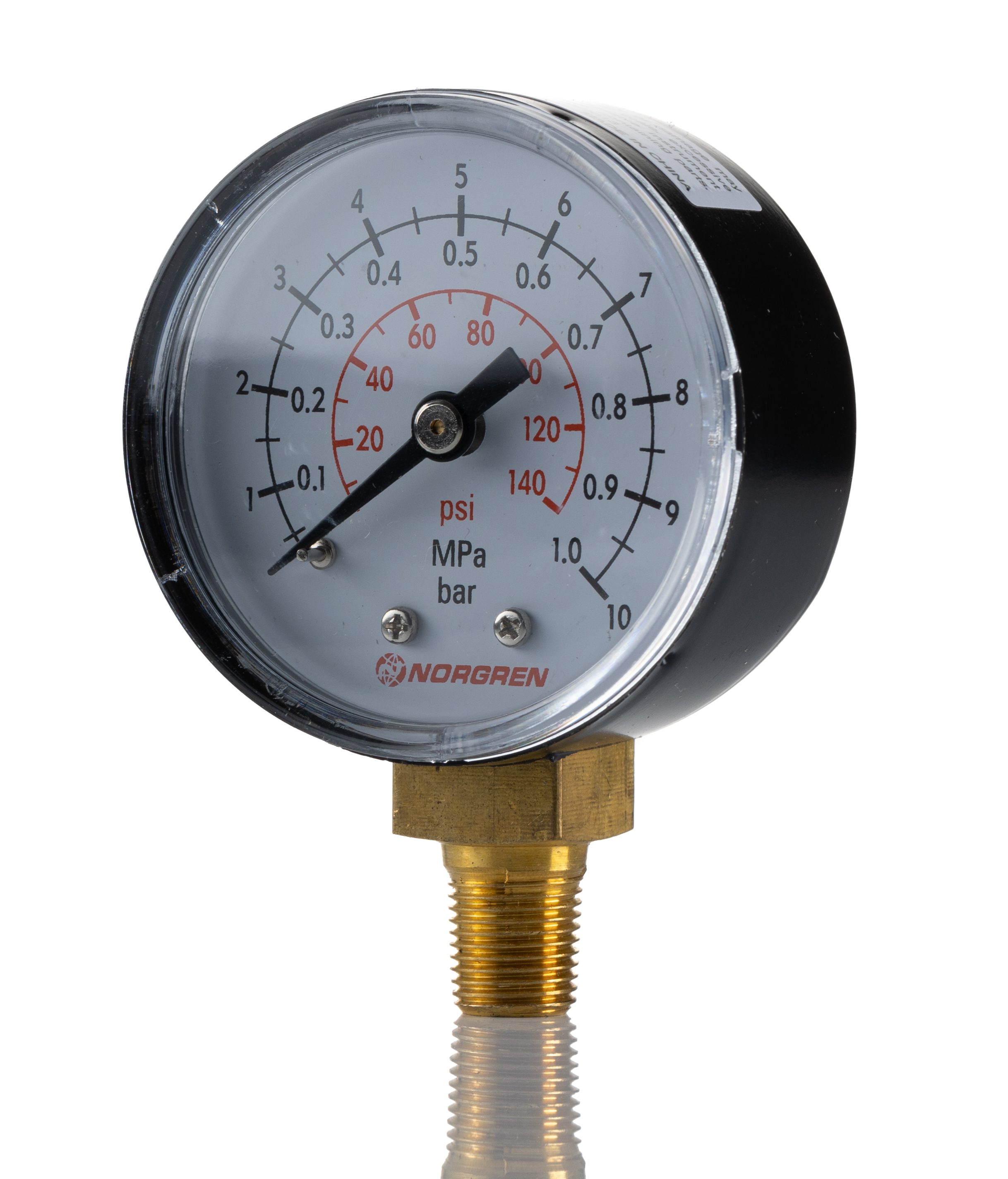 Norgren Pressure Gauge, 50 mm, 10 bar