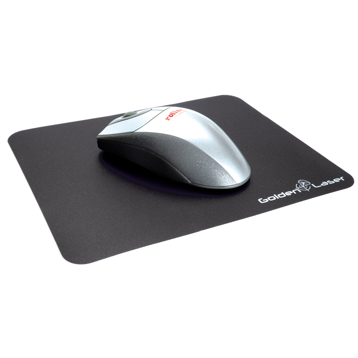 Roline Black Rubber Mouse Pad 0.4 mm Height 220 mm 180mm