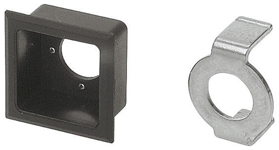 EAO Push Button Bezel for Use with Square Lens Switch