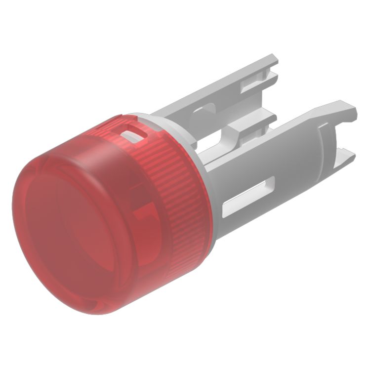 EAO Indicator Lens Round Style, Red, 7.5 mm diameter
