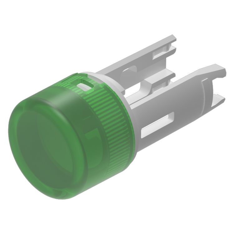 EAO Indicator Lens Round Style, Green, 7.5 mm diameter