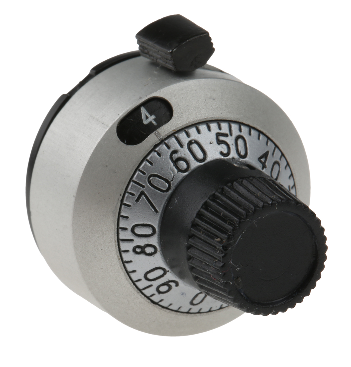 18-a-11 Vishay Multiturn Dial for use with Precision Potentiometers or Other Rotating Devices Up to 15 Turns