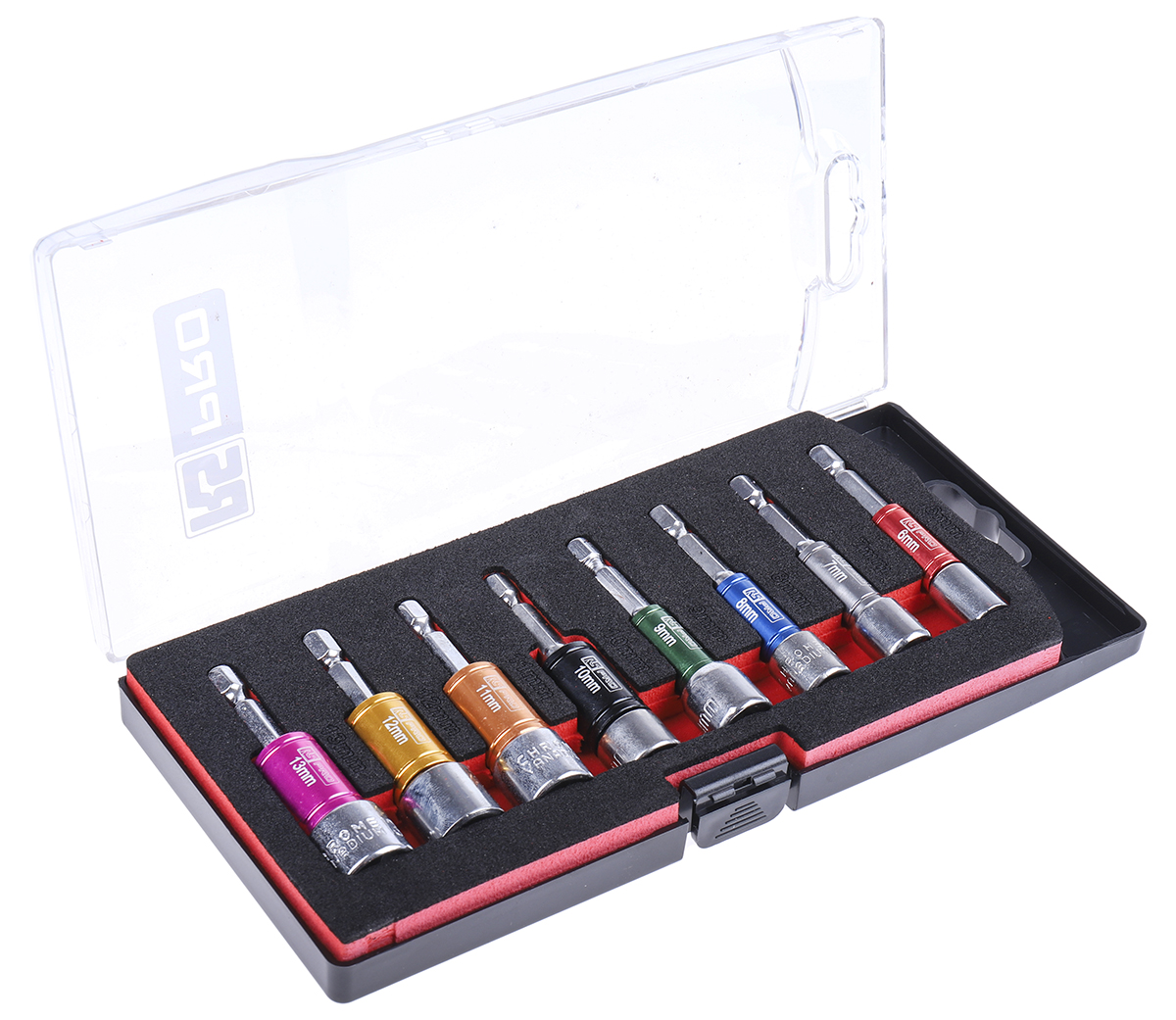 RS PRO 8-Piece 1/4 in Bit Socket Set