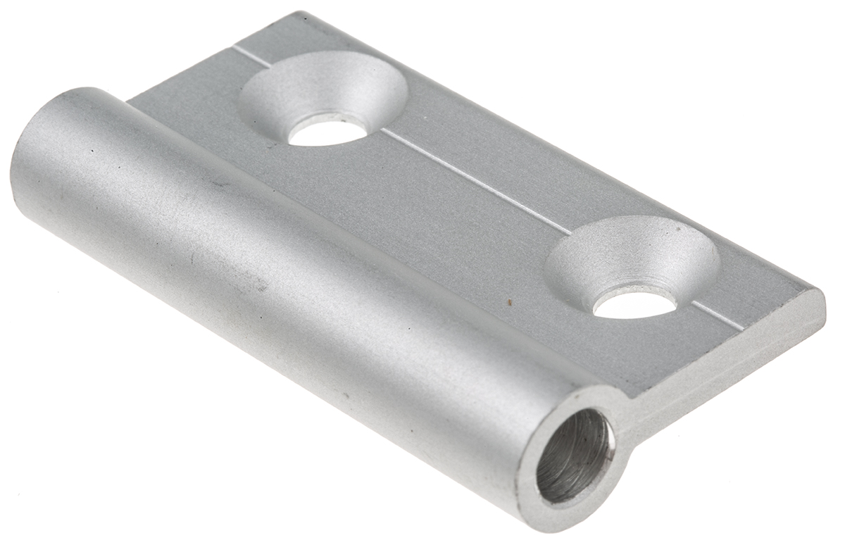 180-9101 RS PRO Aluminium, Cover Cap: Polyamide, Fibreglass Reinforced, Stainless Steel (Axle) Concealed 20 5 mm Slot, 20 mm