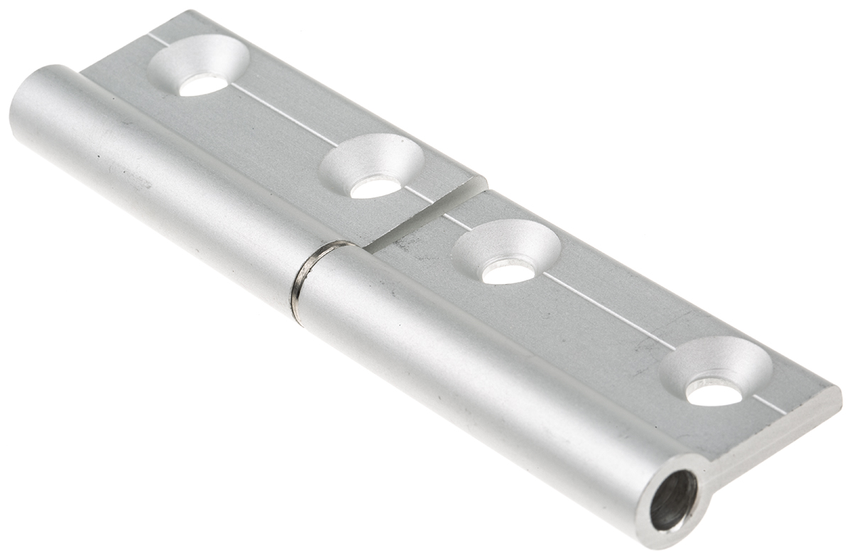 180-9101 RS PRO Aluminium, Cover Cap: Polyamide, Fibreglass Reinforced, Stainless Steel (Axle) Concealed 20 5 mm Slot, 20 mm