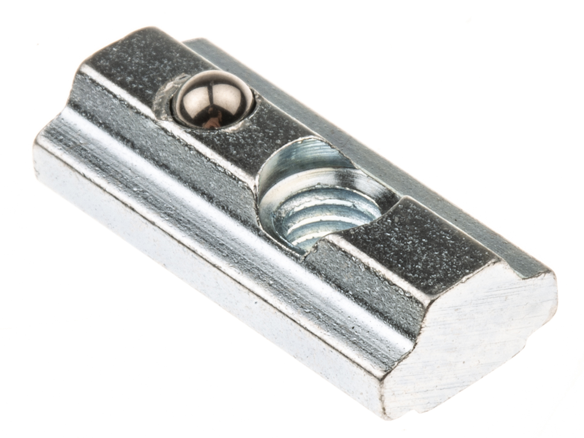 180-9110 RS PRO M4 T-Slot Nut, Connecting Component, Strut Profile 20 mm, Groove Size 5 mm
