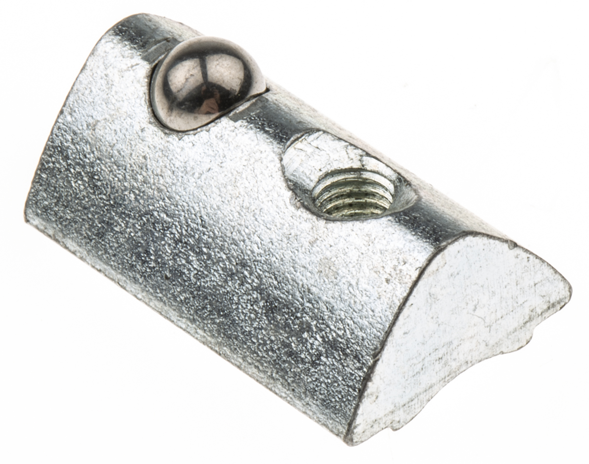 RS PRO M4 T-Slot Nut, Connecting Component, Strut Profile 30 mm, Groove Size 6 mm