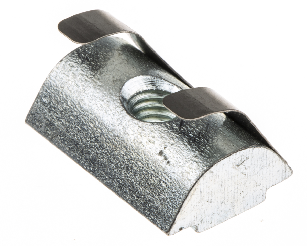 RS PRO M6 T-Slot Nut, Connecting Component, Strut Profile 30 mm, Groove Size 6 mm