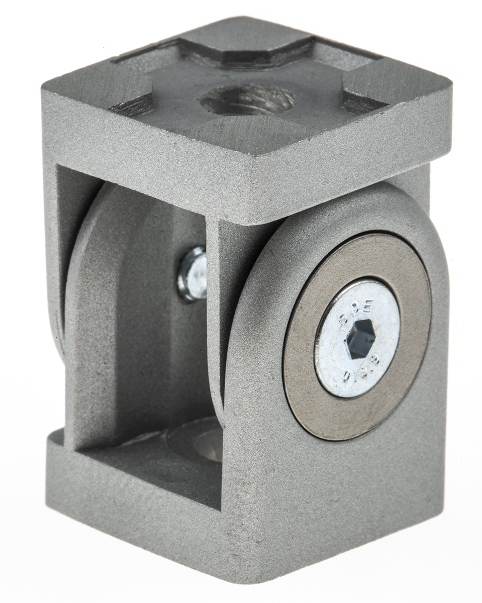RS PRO Pivot Joint, Connecting Component, Strut Profile 20 mm, Groove Size 5 to 6 mm²