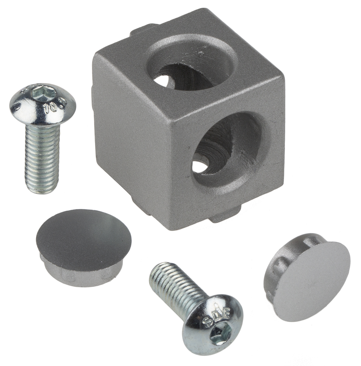 180-9141 RS PRO Cube Connector, Connecting Component, Strut Profile 20 mm, Groove Size 5 mm
