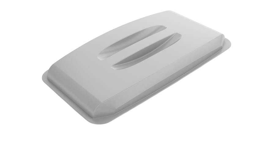 Durable Grey Plastic Waste Bin Lid for DURABIN, 58 mm
