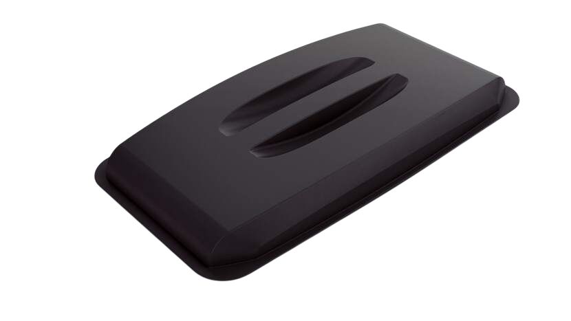 Durable Black Plastic Waste Bin Lid for DURABIN, 58 mm