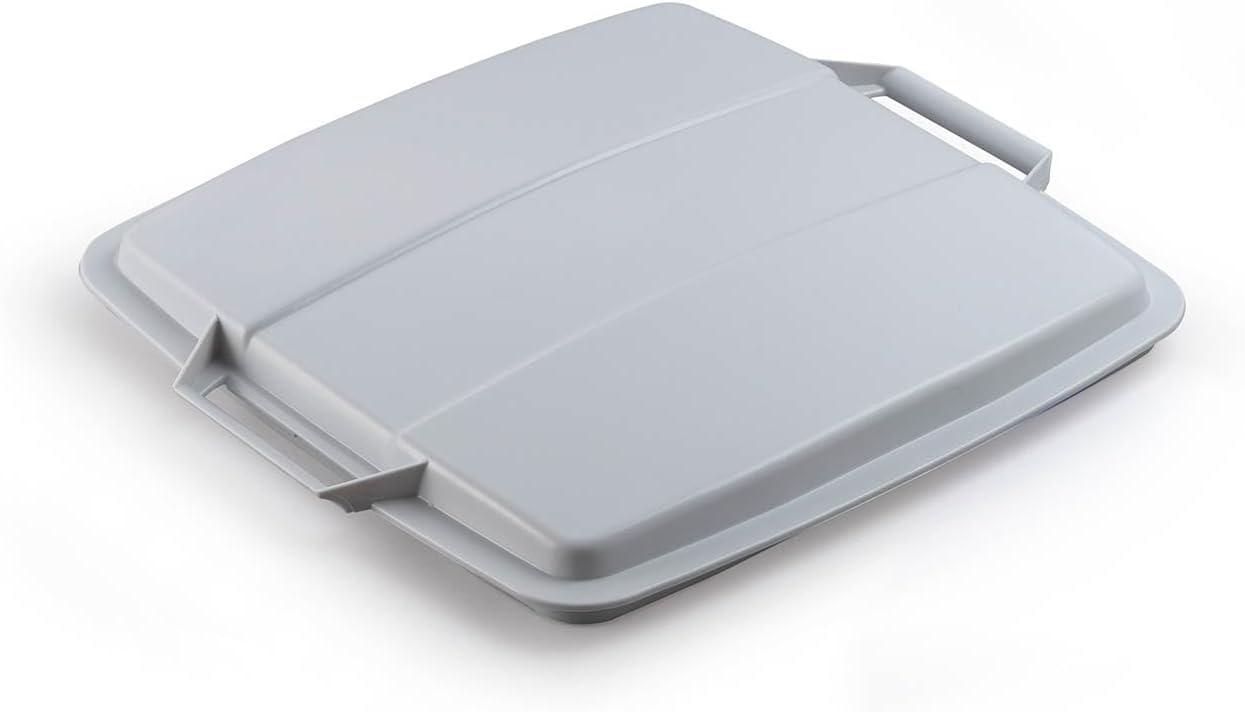 Durable Grey Plastic Waste Bin Lid for DURABIN, 470 mm