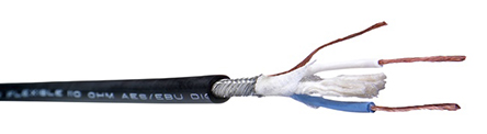 Belden 1800F Series, 5.36 mm OD, 305 m, Black