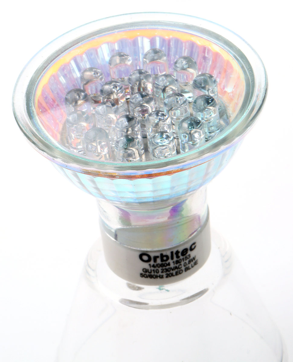 Orbitec PAR16 GU10 LED Reflector Lamp 4 W, Blue, Reflector shape