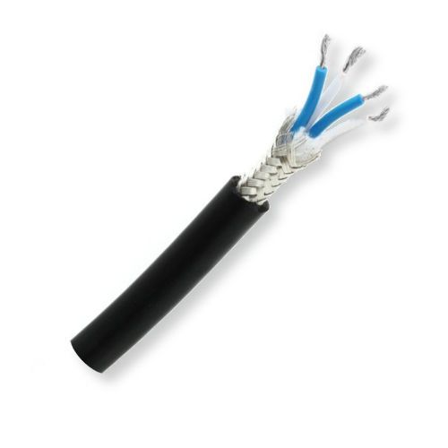 1804a-j5c500 Belden 1804A Series 4 Core Screened, 2.92 mm OD, 152 m, Black
