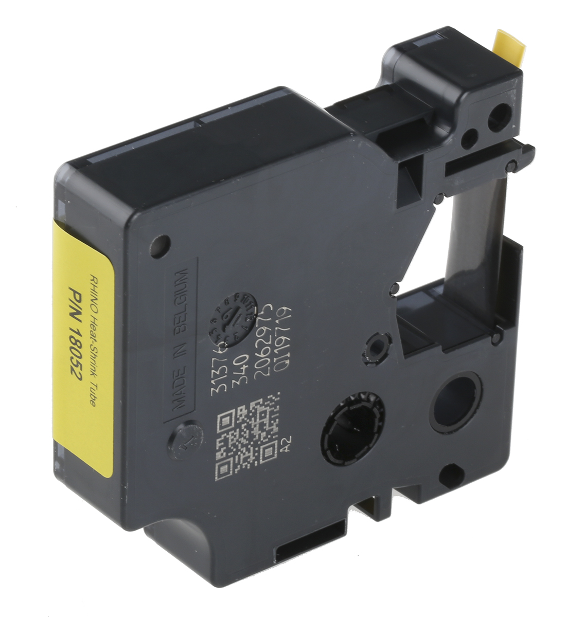 18052 Dymo Black on Yellow Heat Shrink Labels, 1.5 m Length, 6 mm Width