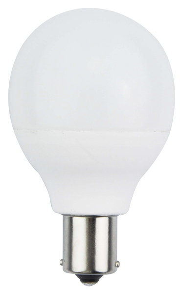 Orbitec G45 LOW VOLTAGE BA15S LED GLS Bulb 4 W(33 W), 3000k, Warm White, Round shape
