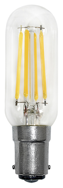 Orbitec Tubes And Pear Forms BA15D LED GLS Bulb 4 W(40 W), 2700k, Warm White, Tubular shape