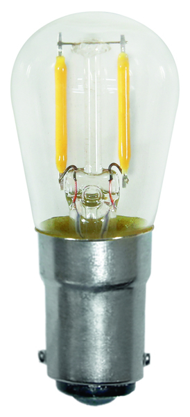 Orbitec Pear/Poirette BA15D LED Pygmy Lamp 2.6 W(25 W), 2700k, Warm White, Pygmy shape
