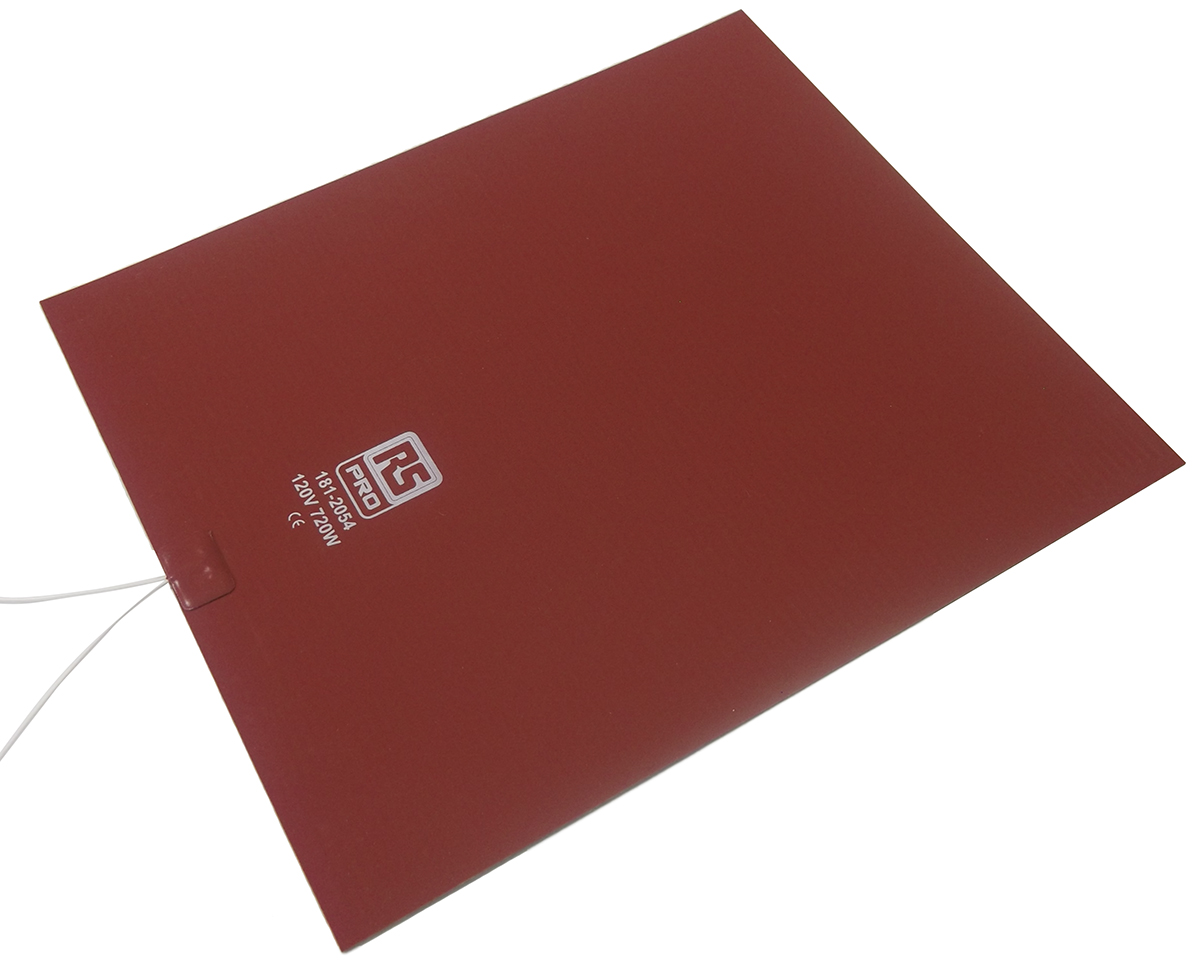 RS PRO Silicone Heater Mat, 120V ac, 720 W Rectangle, 14 in 12in