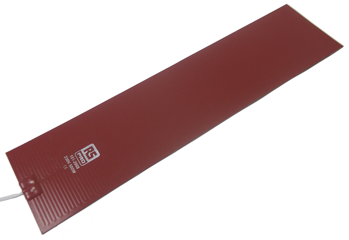 RS PRO Silicone Heater Mat, 230V ac, 500 W Rectangle, 20 in 5in