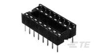 TE Connectivity, DIPLOMATE 0.3 mm Pitch Straight 8 Way, Socket Slotted Pin Pin DIL Socket