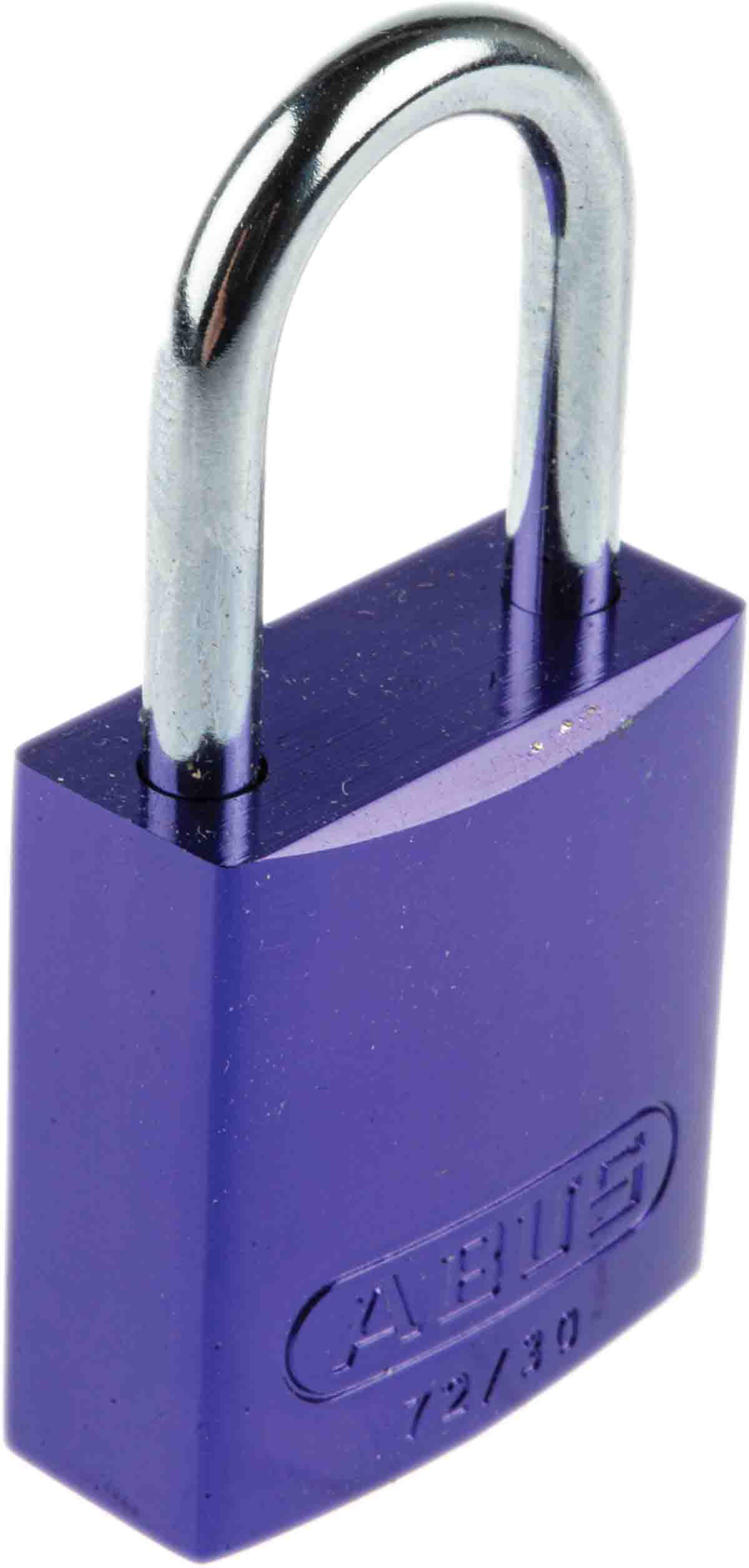 1819 ABUS Key Steel, Aluminium Safety Padlock Weatherproof, 4.4 mm Shackle, 31.8 mm Body