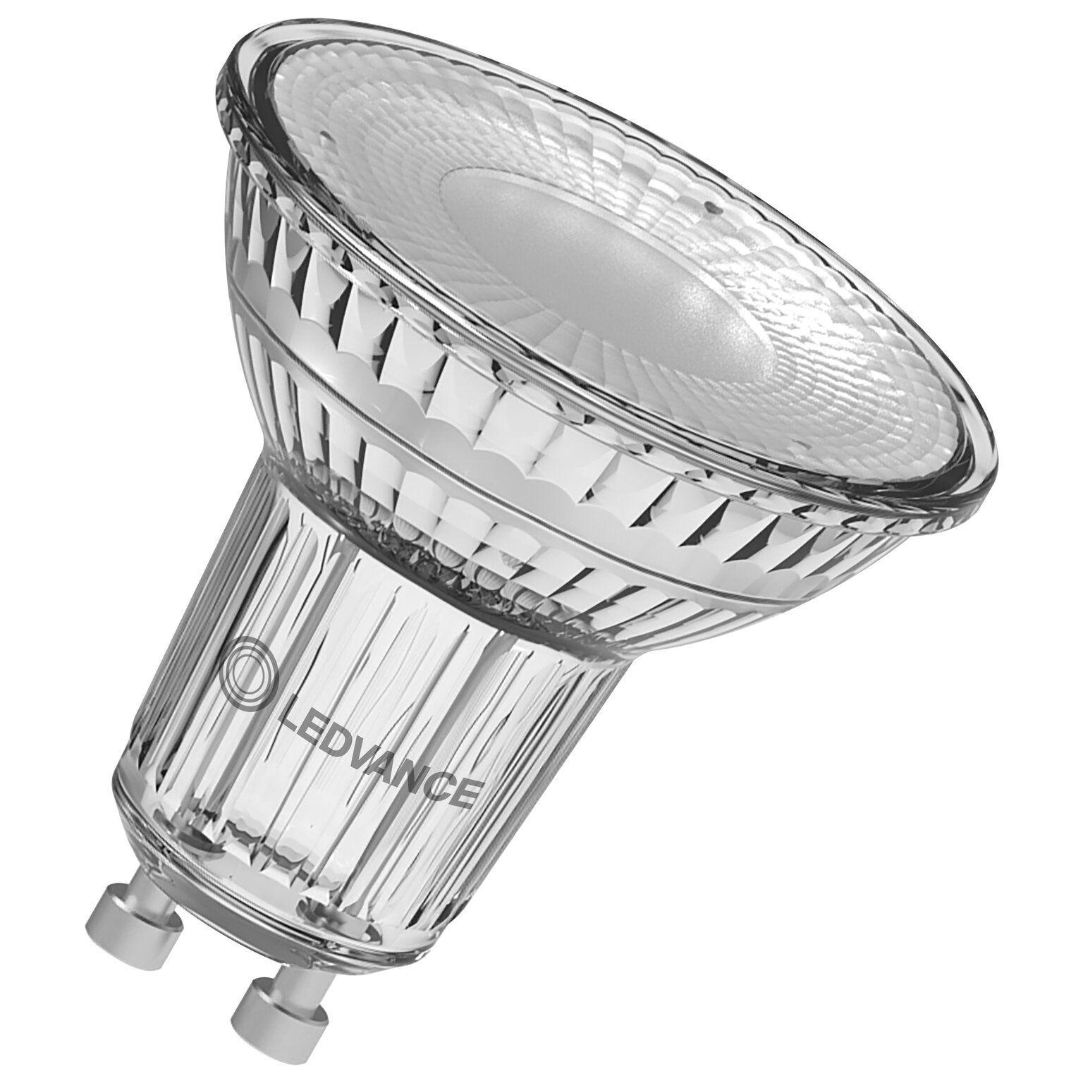 LEDVANCE 40998 GU10 LED Bulbs 4.3 W(50W), 3000K, Warm White, PAR 16 shape