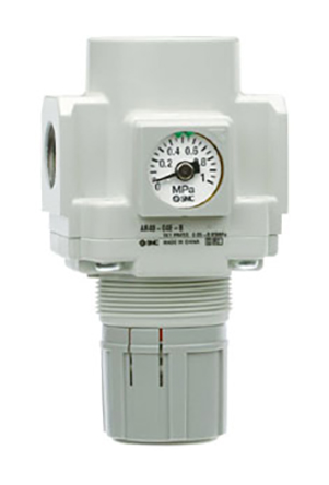 SMC G 1/4 Pneumatic Regulator - 0.05MPa to 0.85MPa, 1/4, 1MPa max. input