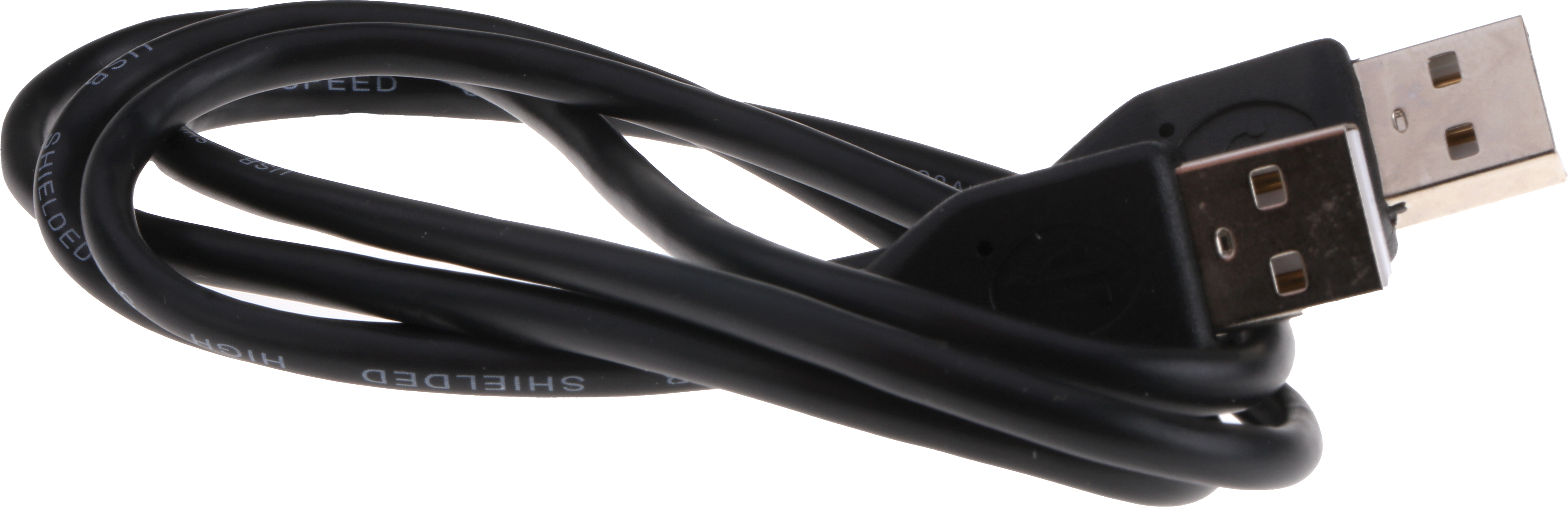 182-8482 RS PRO IC Socket USB Cable, Male USB Type A to Male, USB 2.0 USB Type A, Black, 1 m