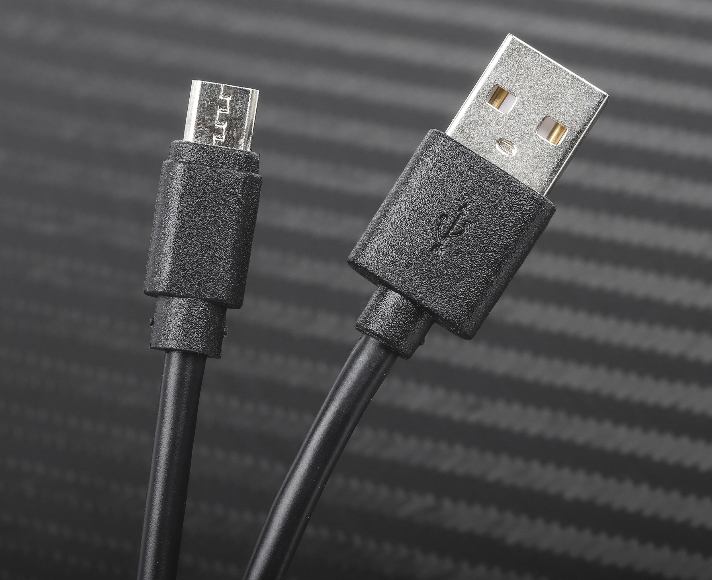 182-8496 RS PRO IC Socket USB Cable, Male USB Type A to Male, USB 2.0 Micro USB Type B, Black, 1.8 m