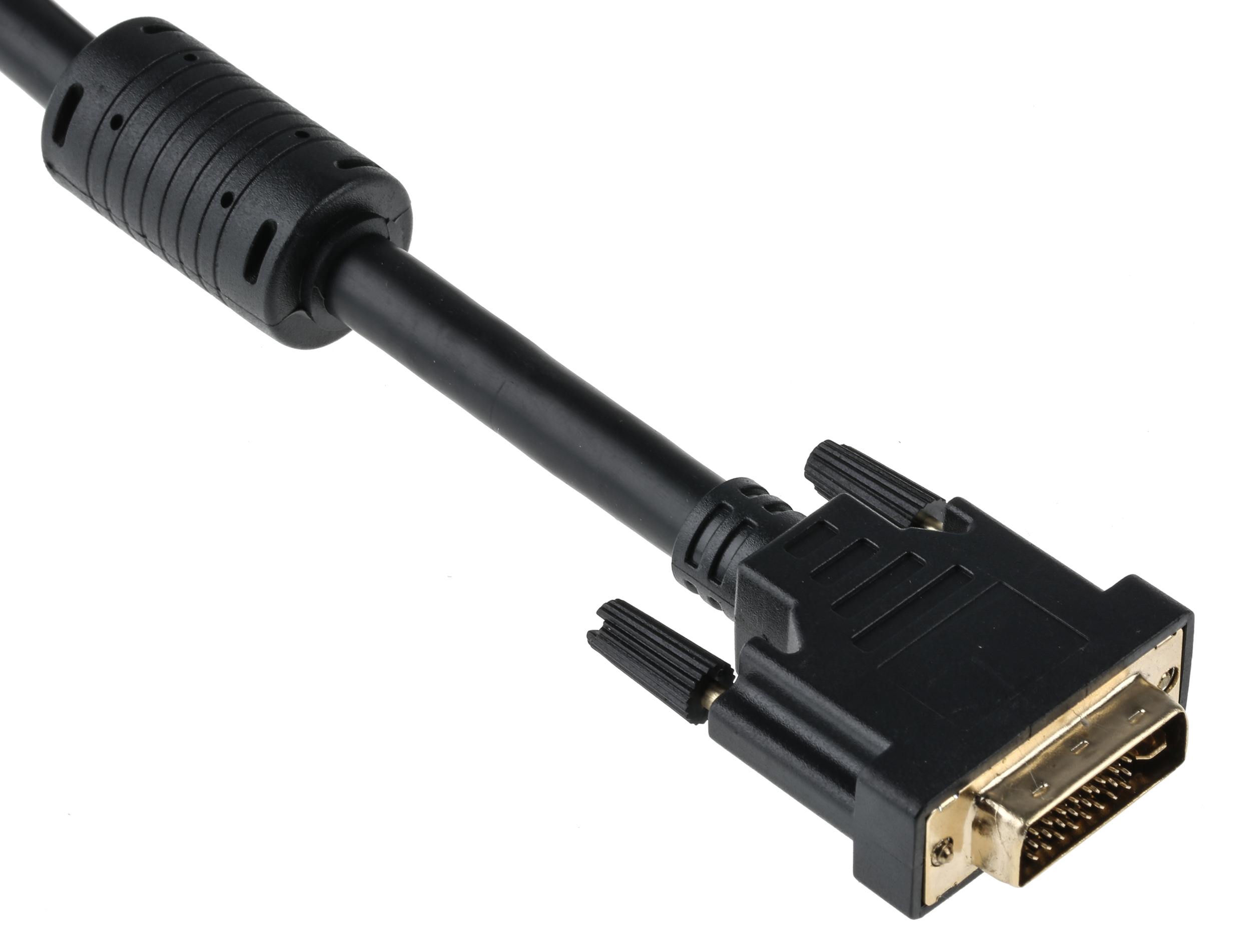 182-8563 RS PRO, Male DVI-I to Male DVI-I Cable, 2 m Black sheath Polyvinyl Chloride