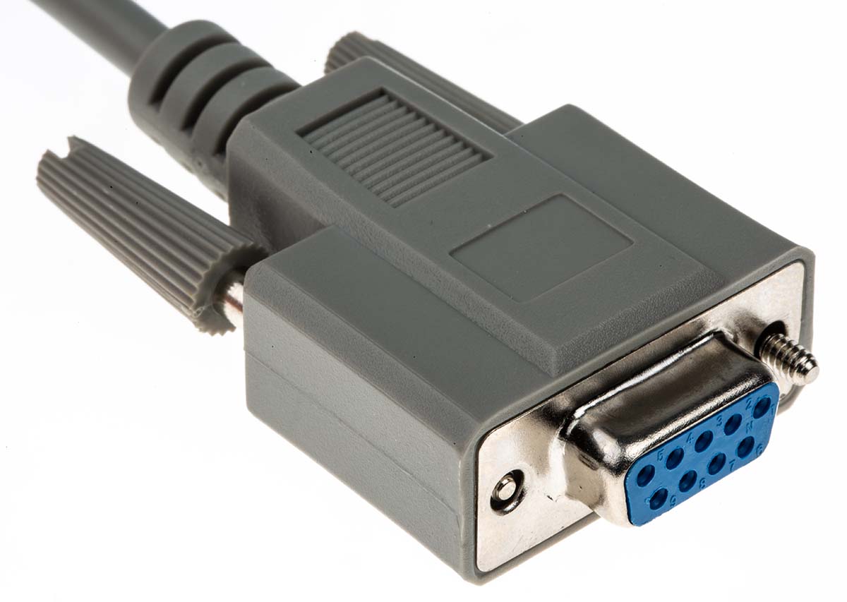 182-8781 RS PRO Female D-Sub 9-Pin to Female DB9 Serial Cable, 2 m Polyvinyl Chloride, EX Series