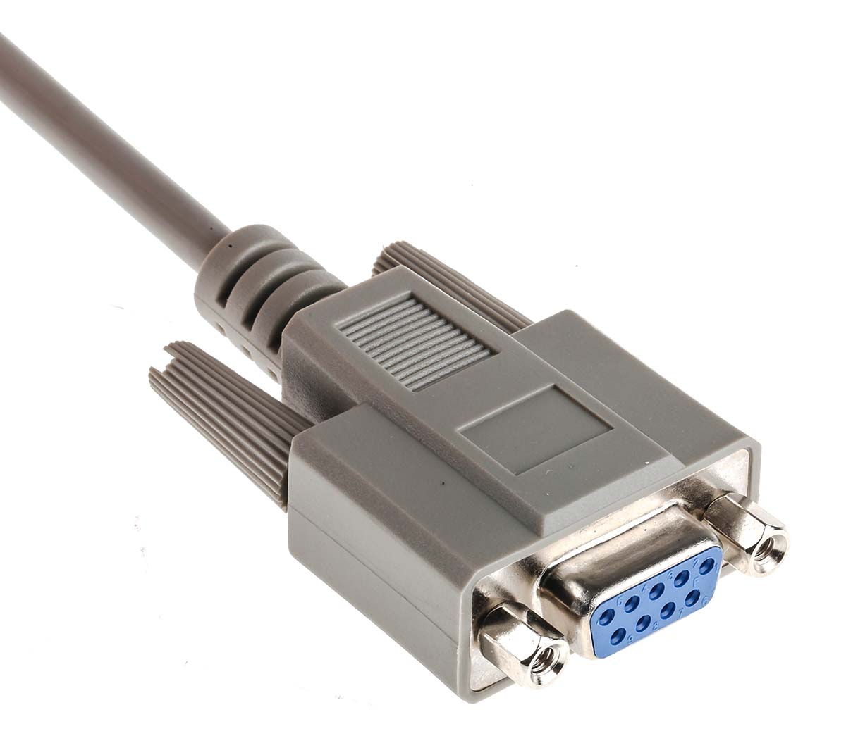 RS PRO Male D-Sub 9-Pin to Female Serial Cable, 2 m Polyvinyl Chloride