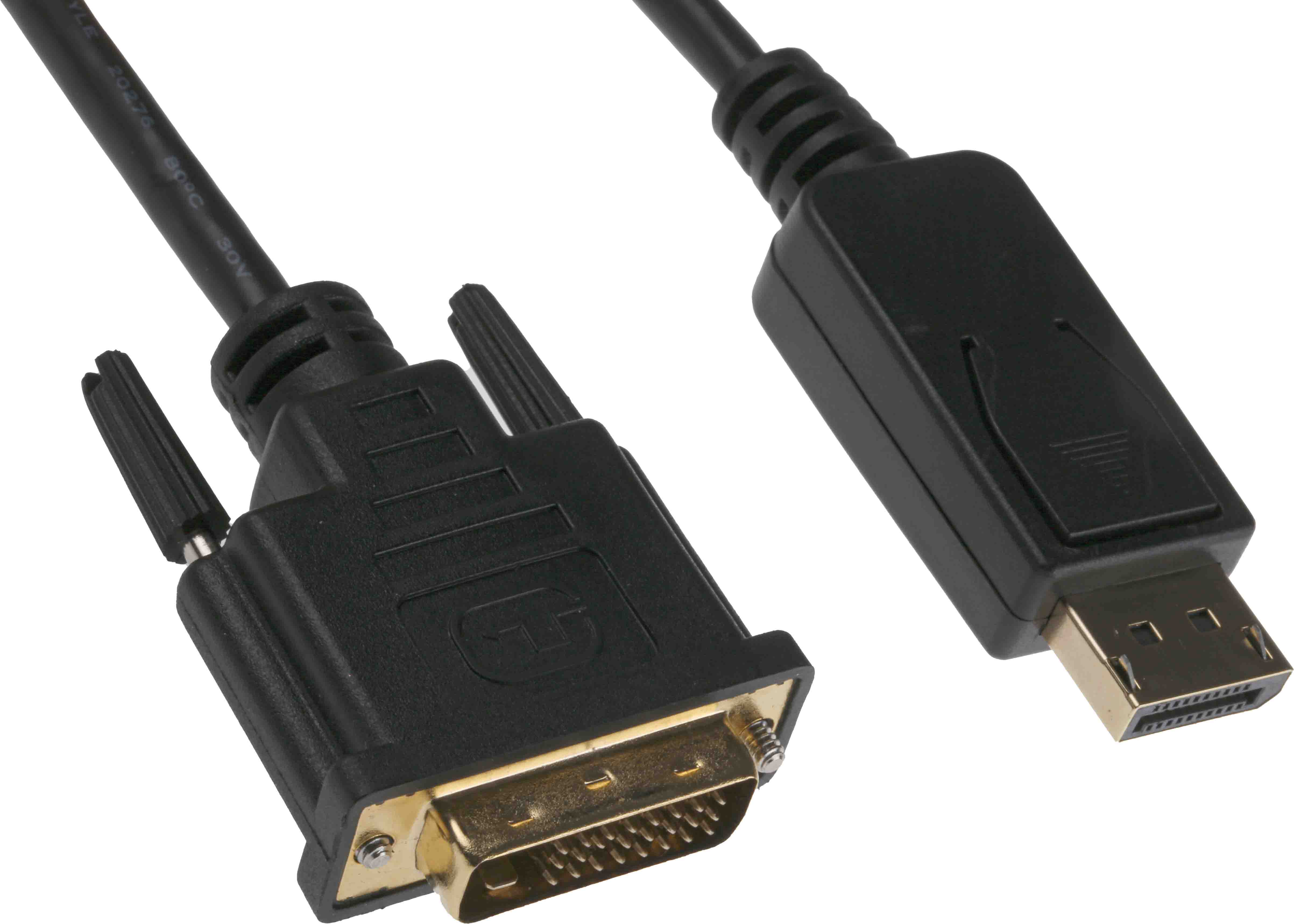 RS PRO Male DVI-D Dual Link to Male DVI-D, Polyvinyl Chloride DisplayPort Cable, 5 m