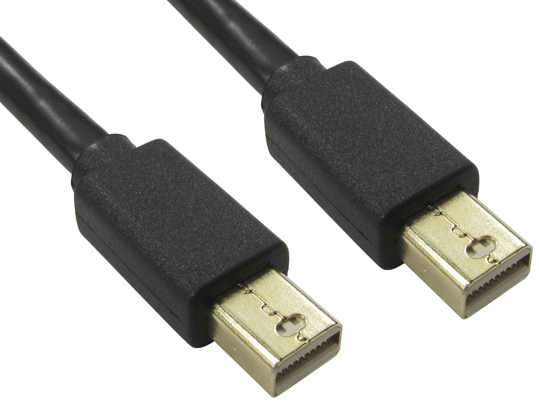 RS PRO Male Mini DisplayPort to Male Mini DisplayPort, Polyvinyl Chloride DisplayPort Cable, 2 m