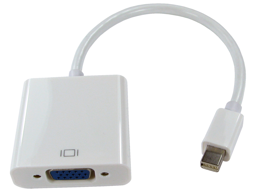 RS PRO Male Mini DisplayPort to Female VGA, ABS DisplayPort Cable, 150 mm