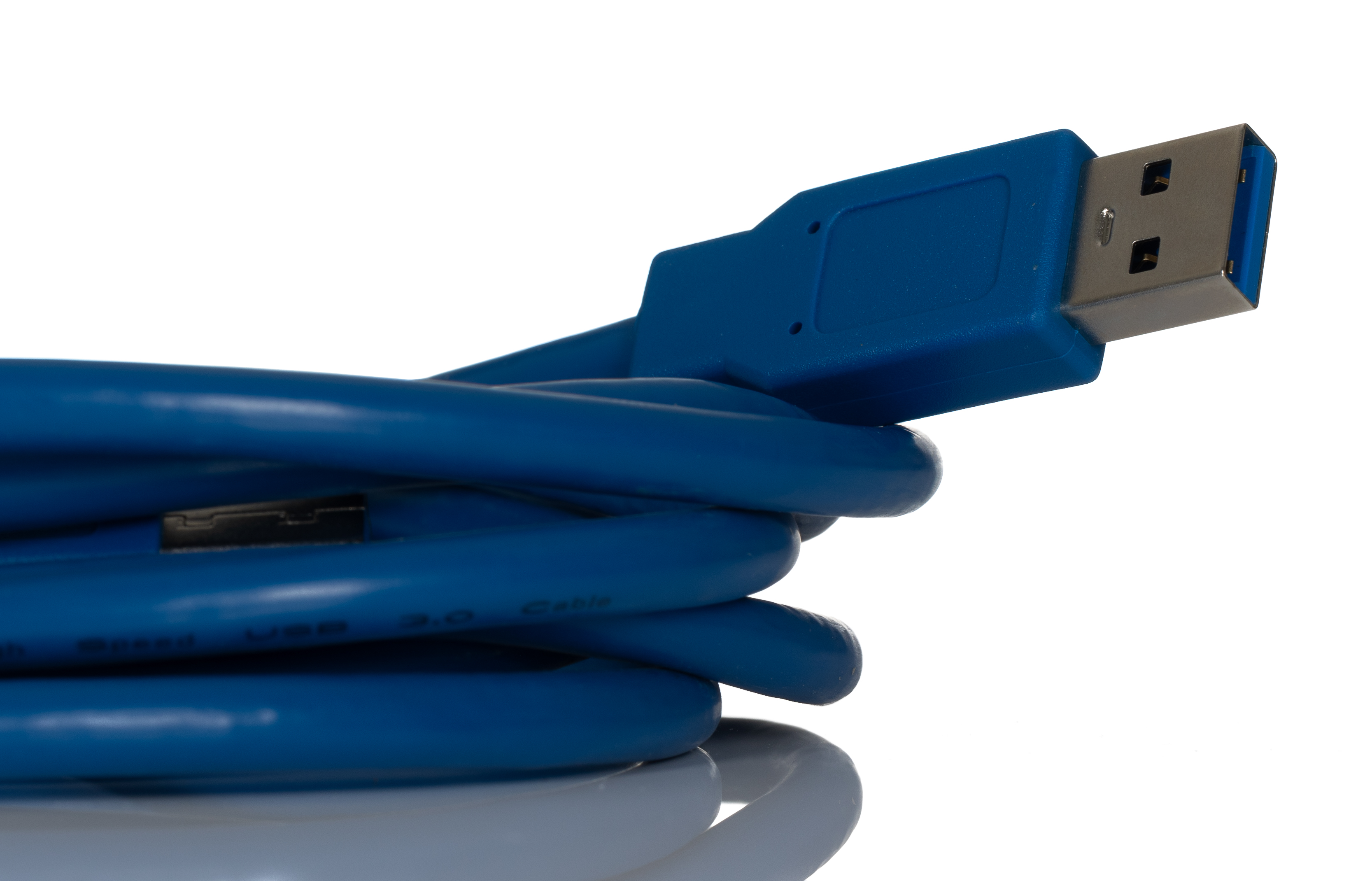 182-8838 RS PRO IC Socket USB Cable, Male USB Type A to Male, USB 3.0 USB B, Blue, 3 m