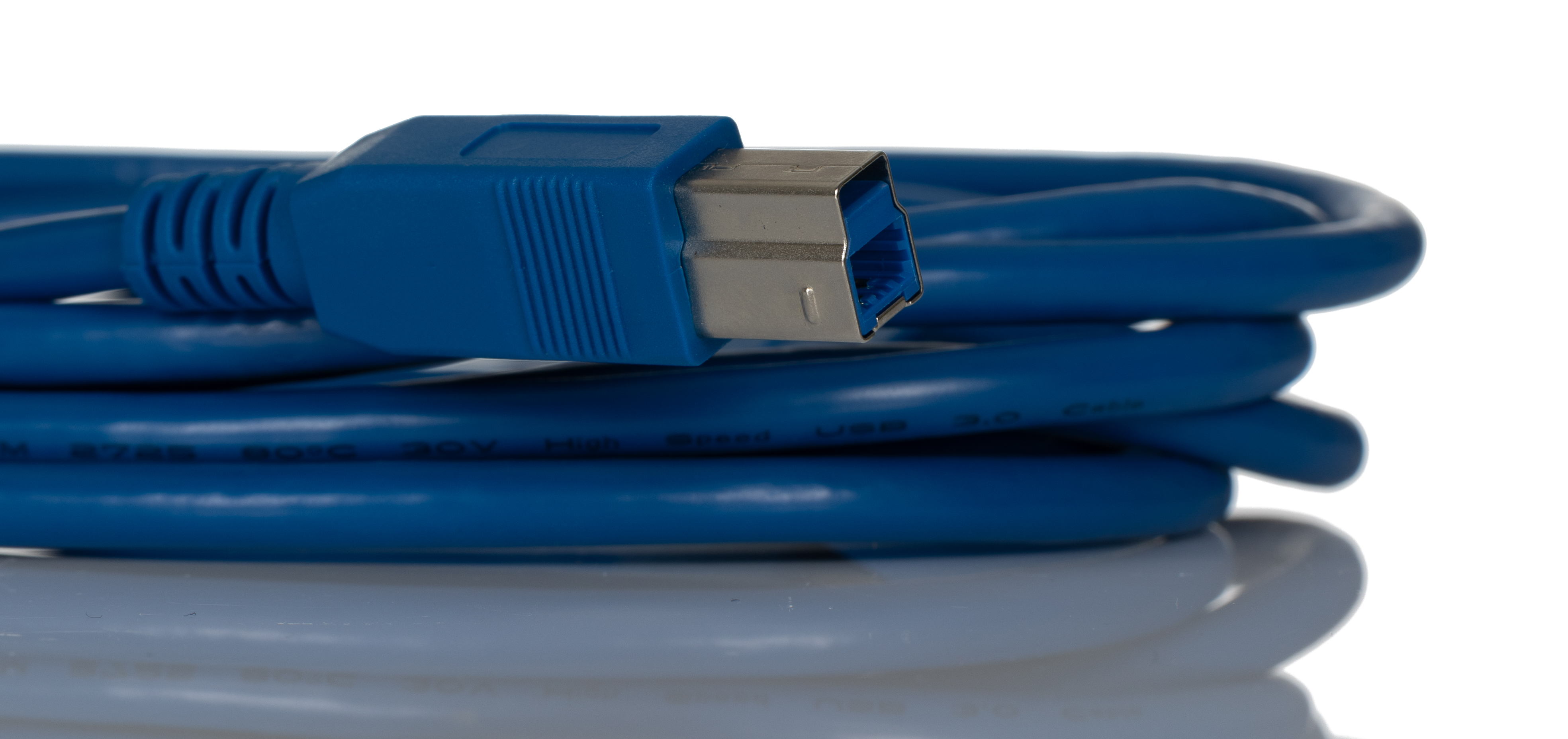 182-8838 RS PRO IC Socket USB Cable, Male USB Type A to Male, USB 3.0 USB B, Blue, 3 m