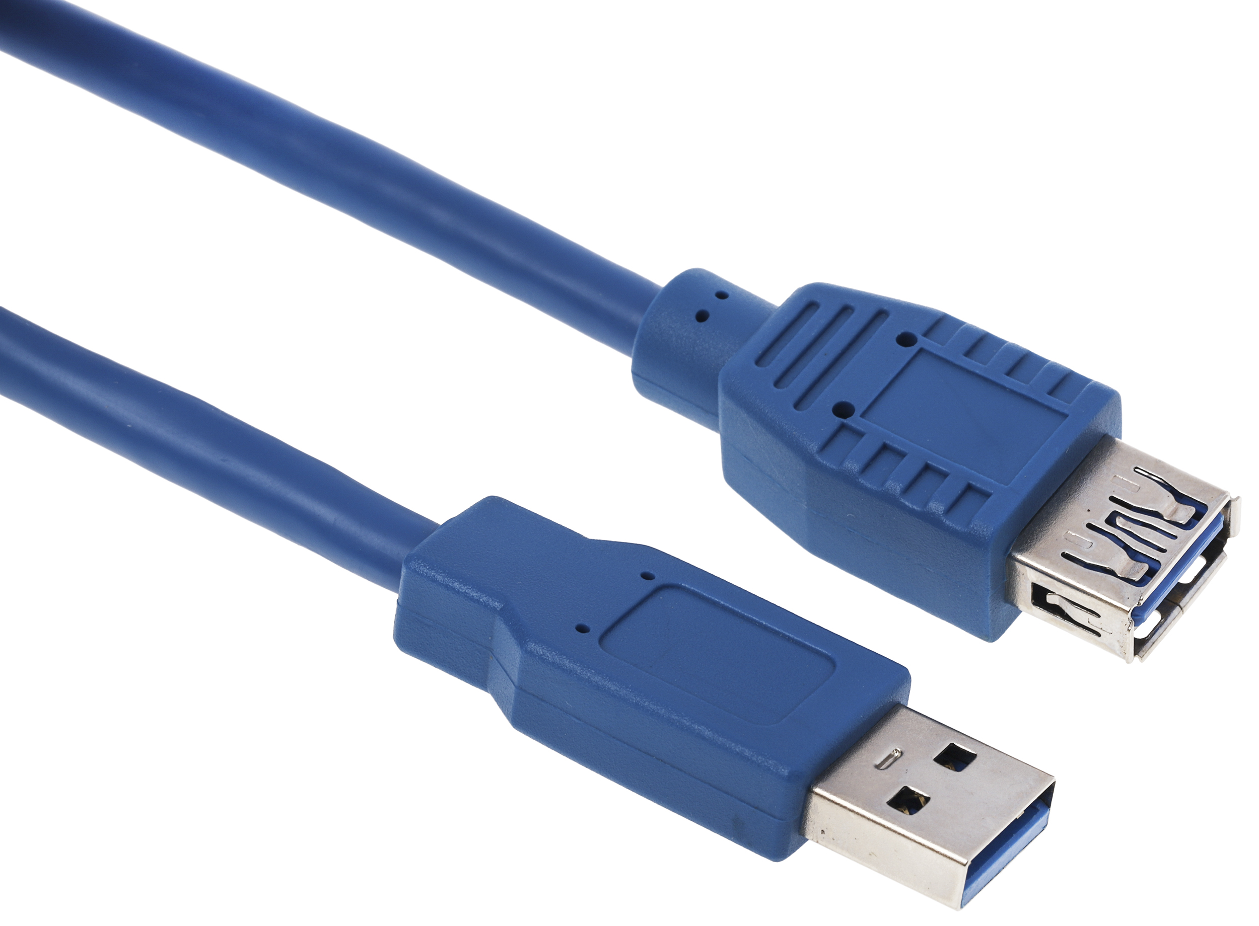 RS PRO  USB 3.0, Male USB Type A to Female USB Type A, Blue, 5 m